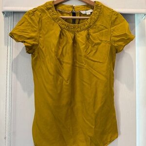 Boden yellow/gold women's shirt size 4